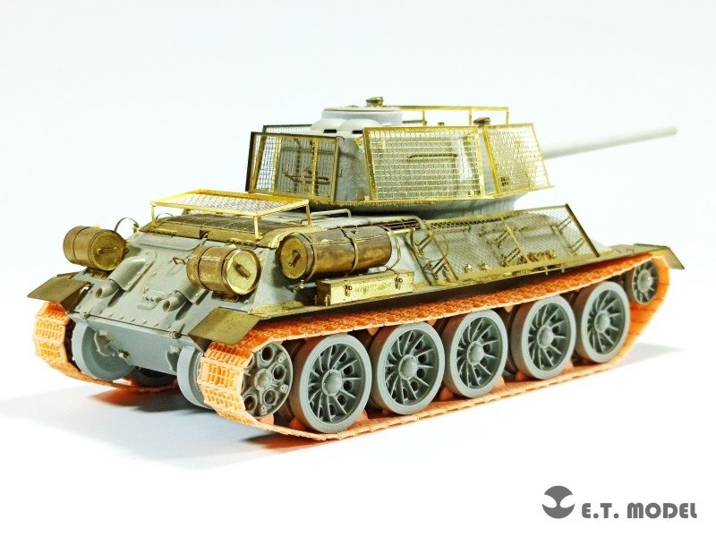 E.T. Model P35-017 Soviet T-34 500mm Width Cast Links（Type 1942）Workable Track ( 3D Printed ) 1/35 – imagen 6