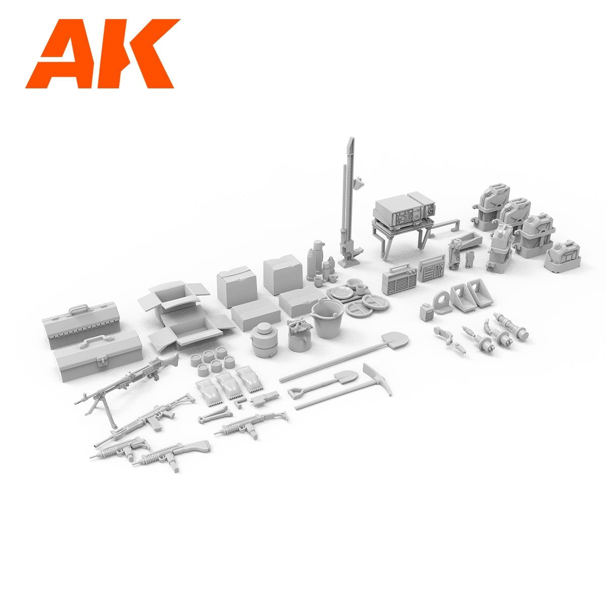 AK Interactive AK35006 IDF ACCESSORIES 1/35 – immagine 2