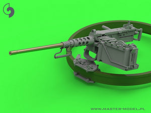 Master GM-35-073 Browning M2HB .50 cal (12,7mm) - do montażu na pierścieniu M49 (karetka D40721 / kołyska D40733 / skrzynka D40731 lub D90078) 1/35 – Bild 13