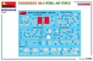 MiniArt 48012 THUNDERBOLT Mk.II. ROYAL AIR FORCE. ADVANCED KIT 1/48 – Bild 3