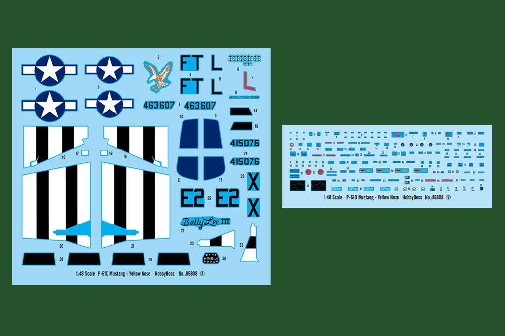 Hobby Boss 85808 North-American P-51D Mustang Yellow Nose 1/48 – image 3
