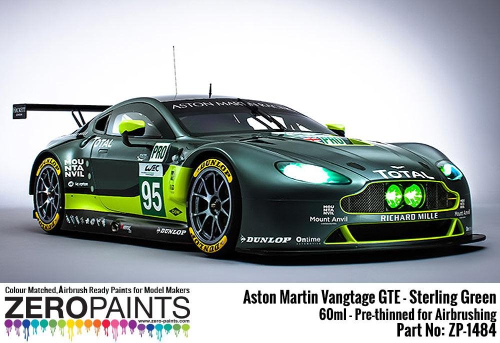 Peinture Zero Paints ZP-1484 Aston Martin Vantage GTE - Vert Sterling 60 ml