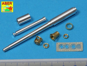 Aber 35L-078n 88mm KwK36/L56 barrel for German Tank Tiger I, Ausf. E - with late muzzle brake 1/35 – immagine 2