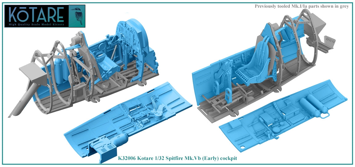 Kotare K32006 Spitfire Mk.Vb (Early) 1/32