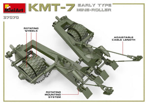 MiniArt 37070 KMT-7 EARLY TYPE MINE-ROLLER 1/35 – immagine 5
