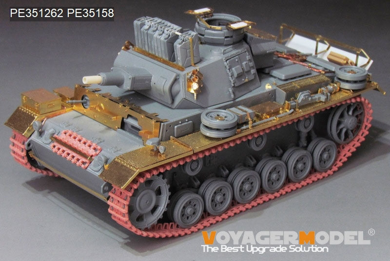 Voyager Model PE351262 WWII Pz.KPfw. III Ausf N Africa troop upgrade set basic For DRAGON 6431/6956 1/35 – zdjęcie 4