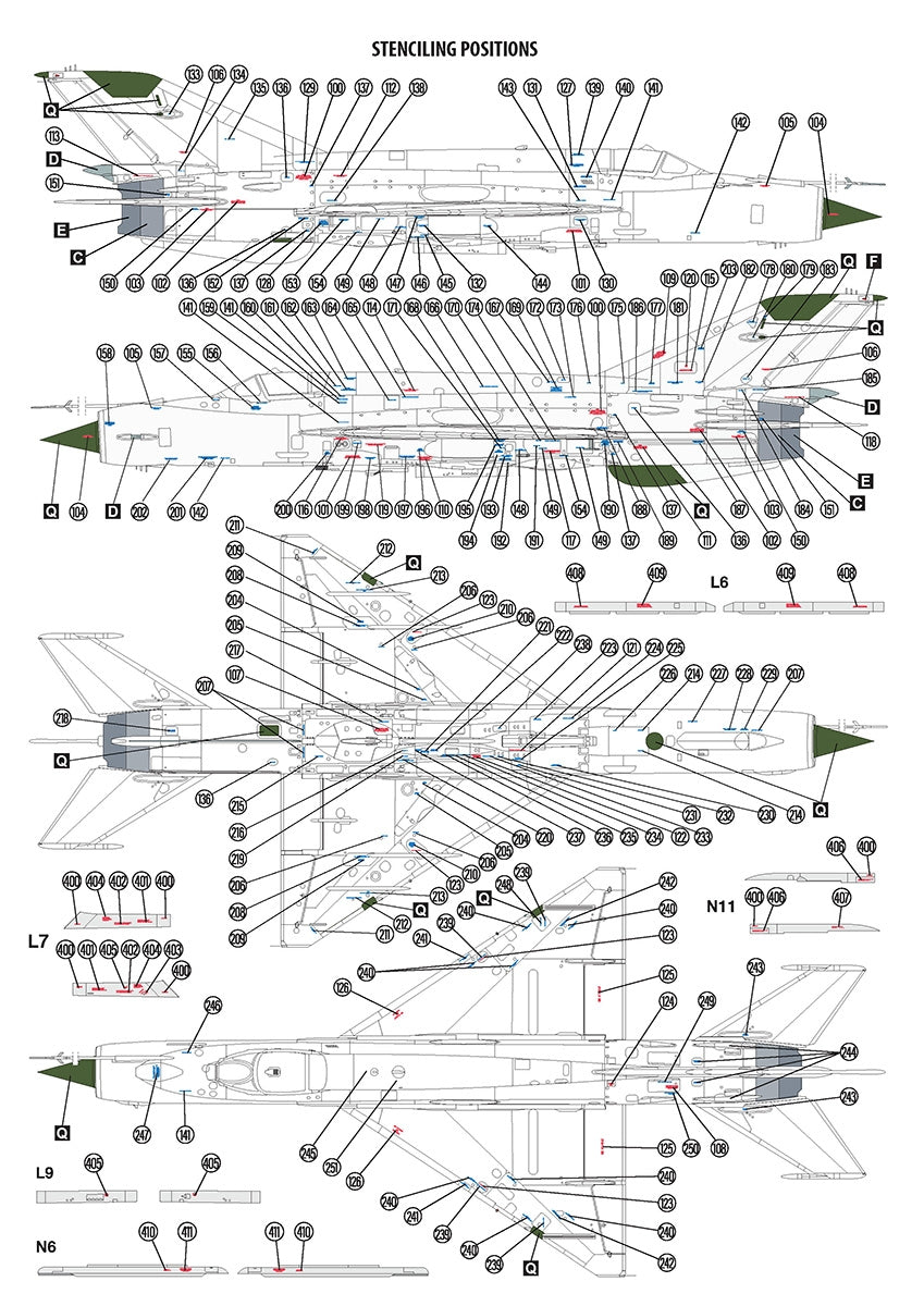 Hobby 2000 32019 MiG-21MF Polish Air Force (TRUMPETER + CARTOGRAF + MASKI ) 1/32