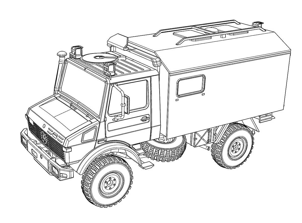 Ace 72451 Unimog U1300L 4x4 Krankenwagen Ambulance1/72 – immagine 2