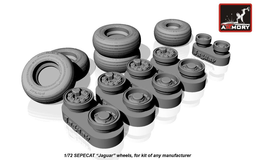 Roues SEPECAT Jaguar Armory Models AW48502 1/48 – image 2