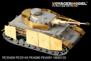 Voyager Model PE35409 WWII German Pz.Kpfw.IV Ausf.G basic w/smoke discharger For DRAGON 1/35 – immagine 4