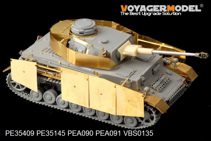 Voyager Model PE35409 WWII German Pz.Kpfw.IV Ausf.G basic w/smoke discharger For DRAGON 1/35 – immagine 4