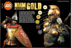 AK Interactive AK11606 NMM (Non Metallic Metal) GOLD Set 6x17 ml – zdjęcie 3