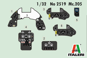 Italeri 2519 Macchi C.205 Veltro 1/32 – Bild 3