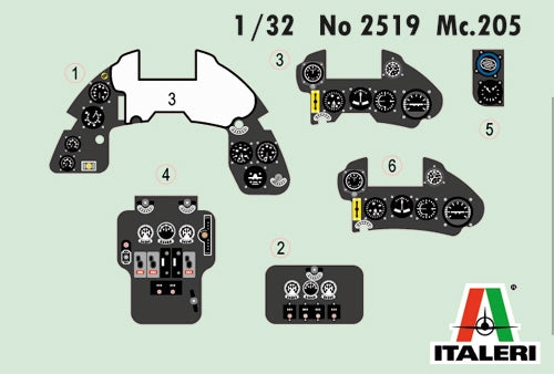 Italeri 2519 Macchi C.205 Veltro 1/32 – Bild 3