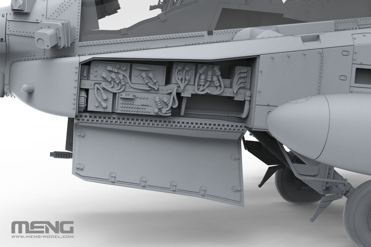 Meng Model QS-005S AH-64 D Saraf - Heavy Attack Helicopter (Israeli Air Force) with Figures 1/35 – Bild 6
