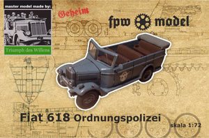 FPW Model TDW013 Triumph des Willens - Fiat 618 Ordnungspolizei 1/72