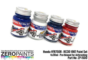 Zero Paints ZP-1500 Honda VFR750R - RC30 1987 Paint Set 4x30ml – imagen 3