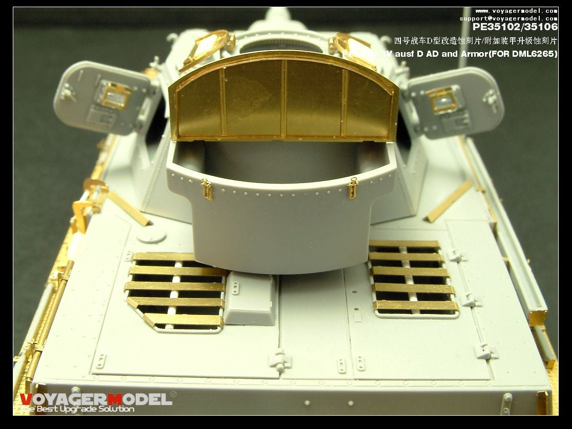 Voyager Model PE35102 Pz.KPfw. IV Ausf D For DRAGON 6265 1/35 – zdjęcie 15