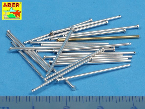 Aber 16068A Panzer IV track link pins x 25 pcs. 1/16 – immagine 2