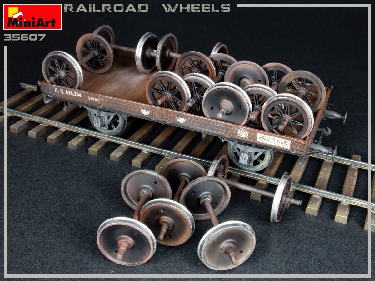 MiniArt 35607 Railroad wheels 1/35 – immagine 2