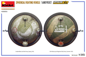 MiniArt 40003 SPHERICAL FIGHTING VEHICLE. TsAMO PROJECT. INTERIOR KIT 1/35 – image 4