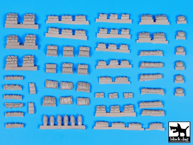 Black Dog T72056 Tentage plus bedrols 2 accessories set 1/72 – Bild 5