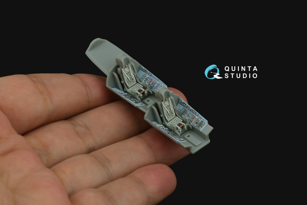 Quinta Studio QD+72178 Su-27UB 3D-Printed &amp;amp; coloured Interior on decal paper (Trumpeter) (with 3D-printed resin part) 1/72 – imagen 9
