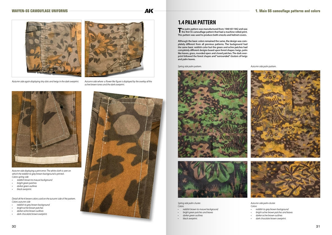 AK Interactive AK130008 WAFFEN-SS CAMOUFLAGE UNIFORMS BY WERNER PALINCKX ( English ) – Bild 3