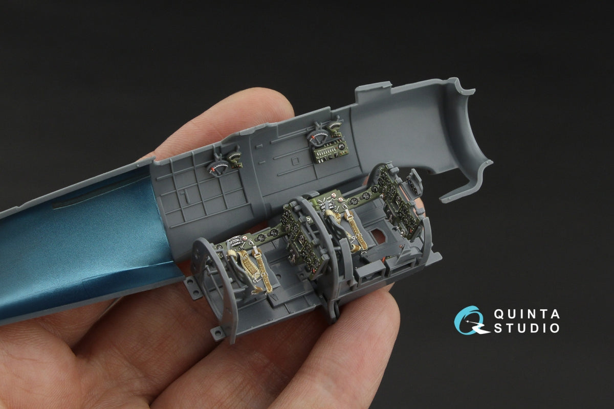 Quinta Studio QD48611 A6M2-K Zero 3D-Printed &amp;amp; coloured Interior on decal paper (Eduard) 1/48 – immagine 9