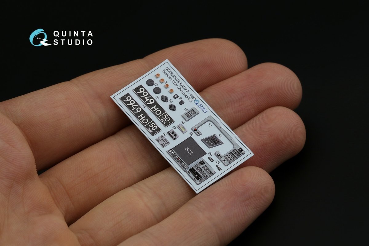Quinta Studio QD35079 K-4386 Typhoon VDV 3D-Printed &amp;amp; coloured Interior on decal paper (Zvezda) 1/35 – zdjęcie 14