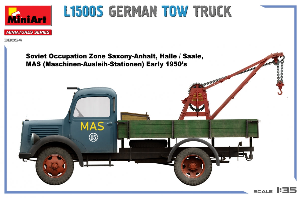 MiniArt 38054 L1500S GERMAN TOW TRUCK 1/35 – zdjęcie 5