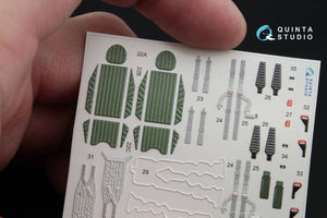 Quinta Studio QD48007 Yak-130 3D-Printed &amp;amp; coloured Interior on decal paper (for Zvezda kits) 1/48 – Bild 5
