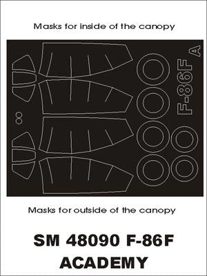 Montex SM48090 F-86F ACADEMY 1/48