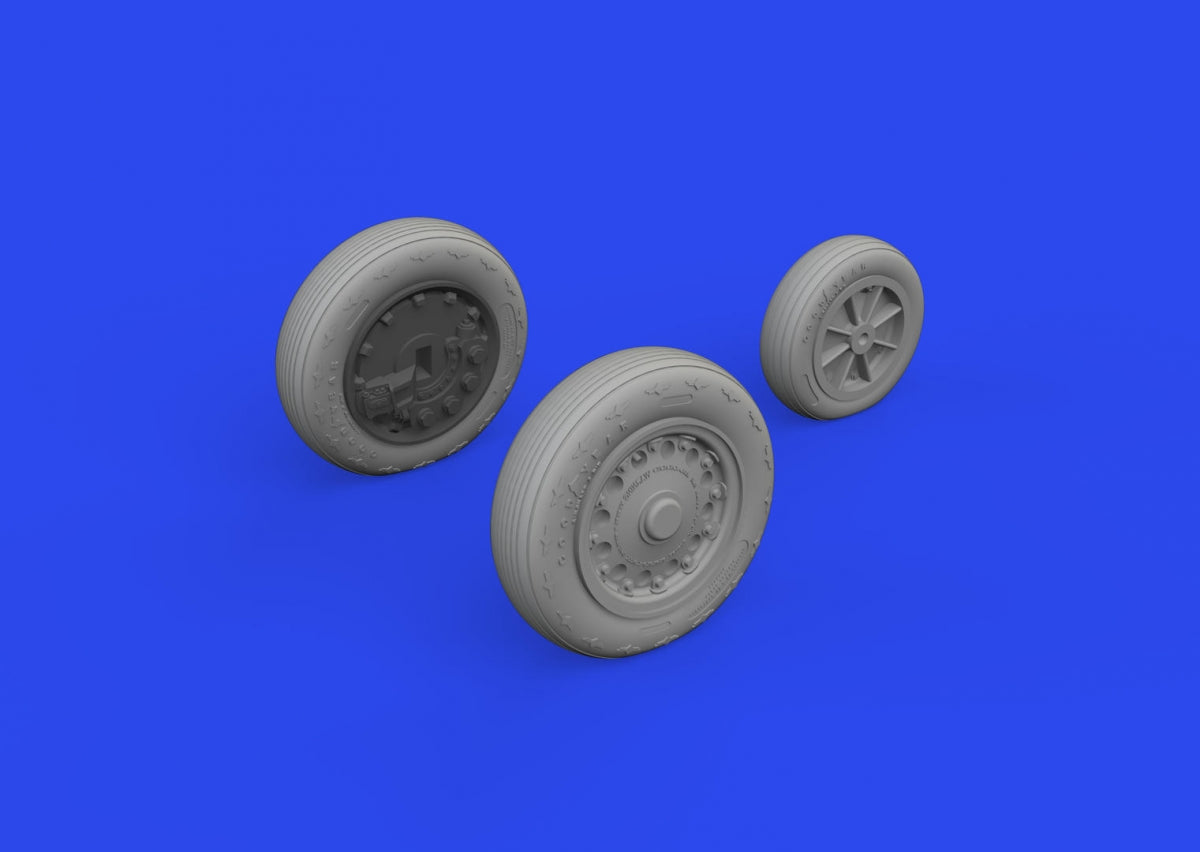 Eduard 648968 J-35 Draken wheels Type 2 HASEGAWA 1/48 – Bild 2