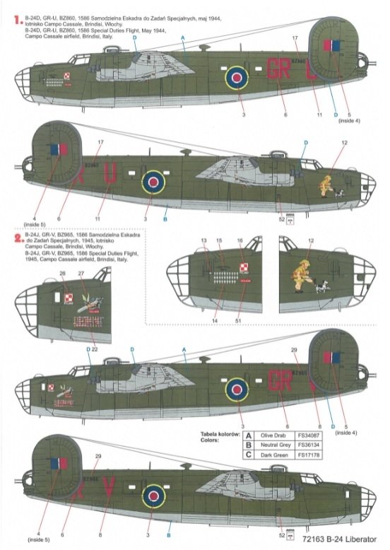 Techmod 72163 B-24 Liberator 1/72 – image 4