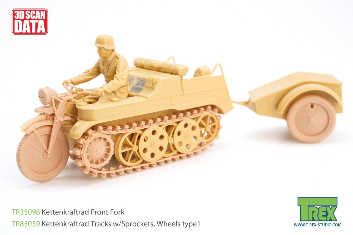 T-Rex Studio TR35098 Kettenkaraftrad Front Fork 1/35 – imagen 6