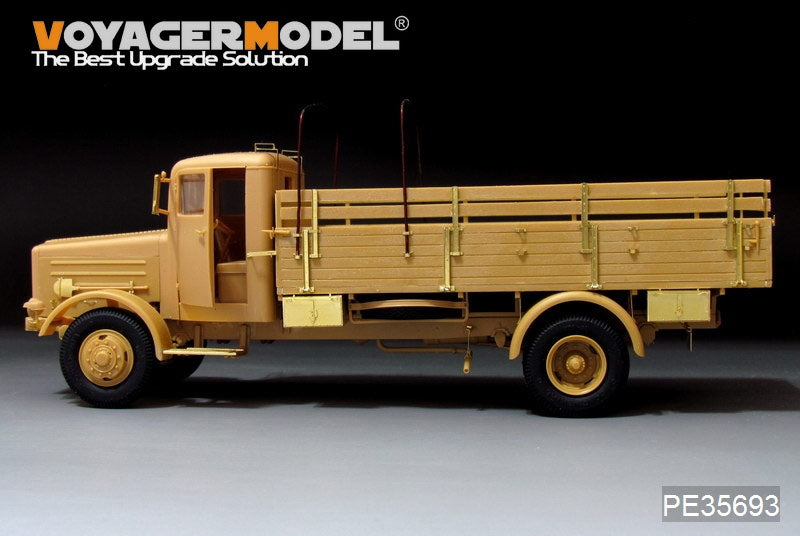 Camion cargo allemand Bussing Nag L4500A 4x4 de la Seconde Guerre mondiale, modèle Voyager PE35693, pour AFV 35270, échelle 1/35 – image 4