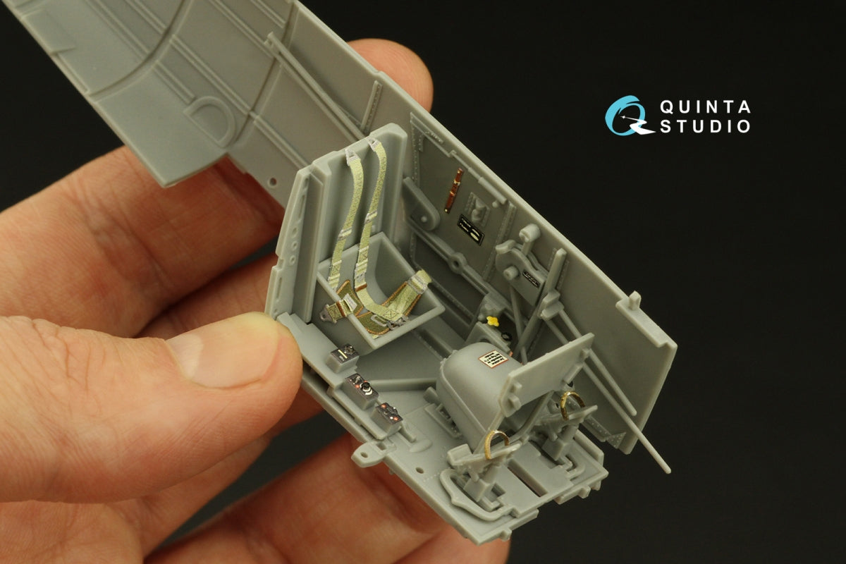 Quinta Studio QD32191 Bf 109G-14 3D-Printed coloured Interior on decal paper (Zoukei Mura SWS) 1/32 – imagen 9