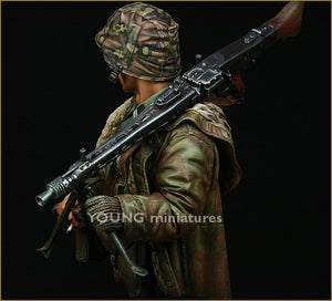 Young Miniatures YM1822 Waffen SS MG-42 Gunner Ardennes 1944 1/10 – immagine 2
