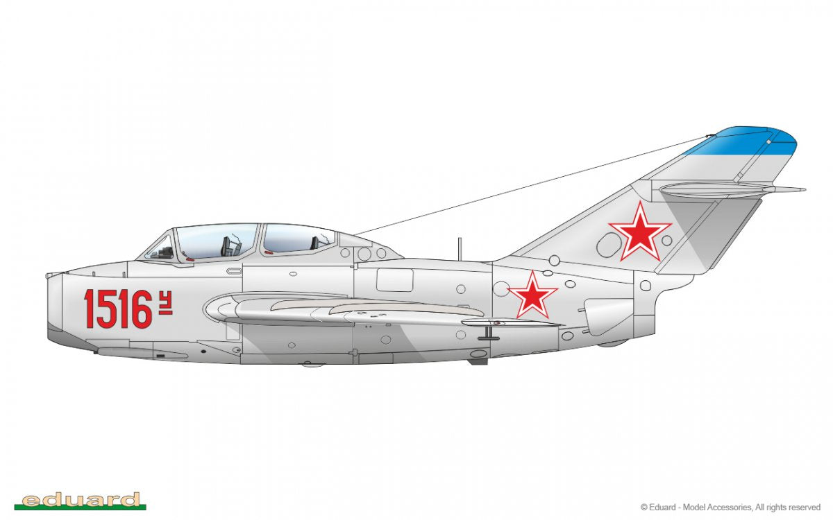 Eduard 7055 UTI MiG-15 1/72 – zdjęcie 15
