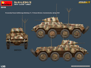 MiniArt 35416 Sd.Kfz.234/2 WITH LUCHS TURRET. INTERIOR KIT 1/35 – image 2