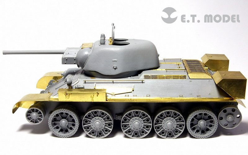 Maquette ET E35-037 Tourelle estampée pour char soviétique T-34/76 Mod.1942 de la Seconde Guerre mondiale (pour DRAGON 6487/6424) (1/35) – image 5