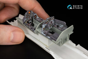 Quinta Studio QDS+48487 F-4C Phantom II 3D-Printed &amp;amp; coloured Interior on decal paper (Academy) (Small version) (with 3D-printed resin parts) 1/48 – immagine 13