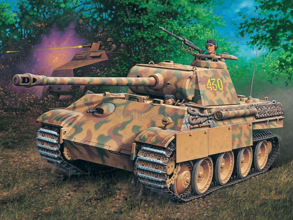 Revell 63171 PzKpfw V PANTHER Ausf.G (Sd.Kfz. 171) Model Set 1/72 – zdjęcie 3