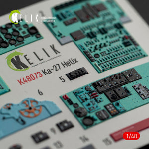 KELIK K48073 Ka-27 Helix interior 3D decals for HobbyBoss kit 1/48 – Bild 6