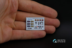 Quinta Studio QD35050 SD.KFZ.251 Family 3D-Printed &amp;amp; coloured Interior on decal paper ( Tamiya ) 1/35 – imagen 9