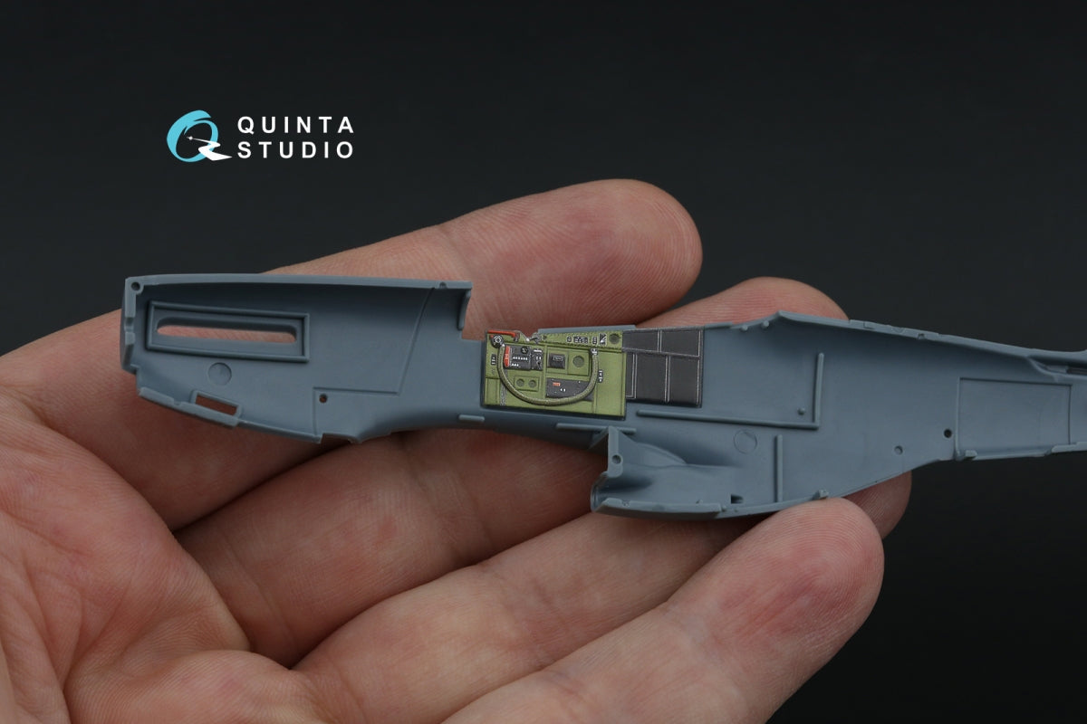 Quinta Studio QD72181 P-51D Mustang Early 3D-Printed &amp;amp; coloured Interior on decal paper (Eduard) 1/72 – Bild 12