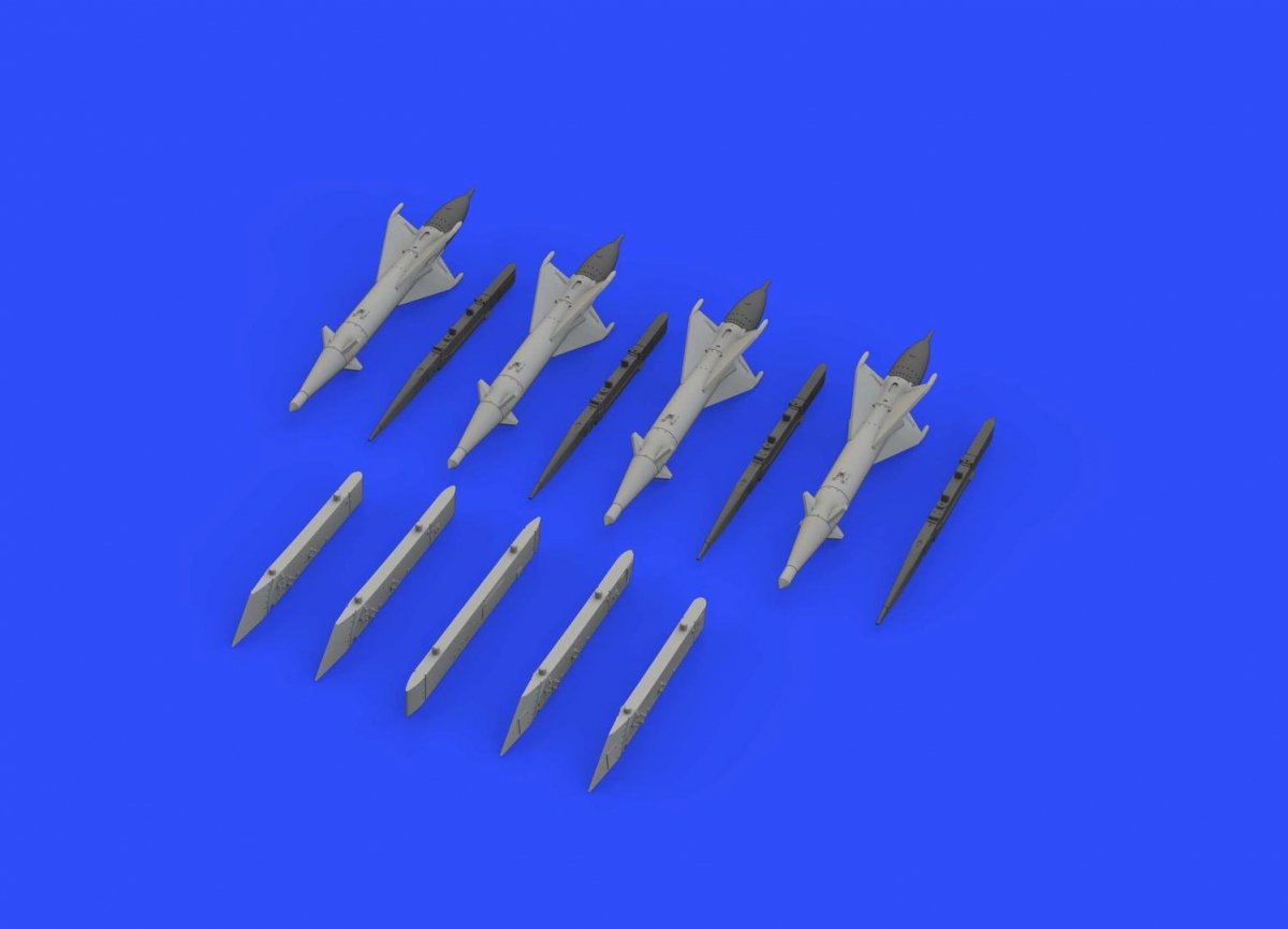 Eduard 672192 RS-2US missiles w/ pylons for MiG-21 EDUARD 1/72 – zdjęcie 2