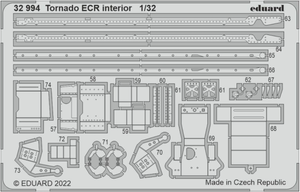 Eduard 32994 Tornado ECR interior ITALERI 1/32 – imagen 3