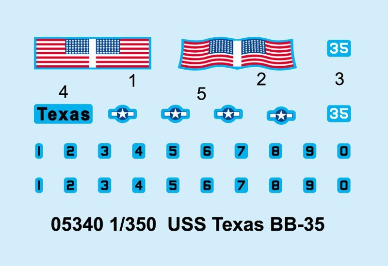 Trumpeter 05340 USS Texas BB-35 – immagine 4